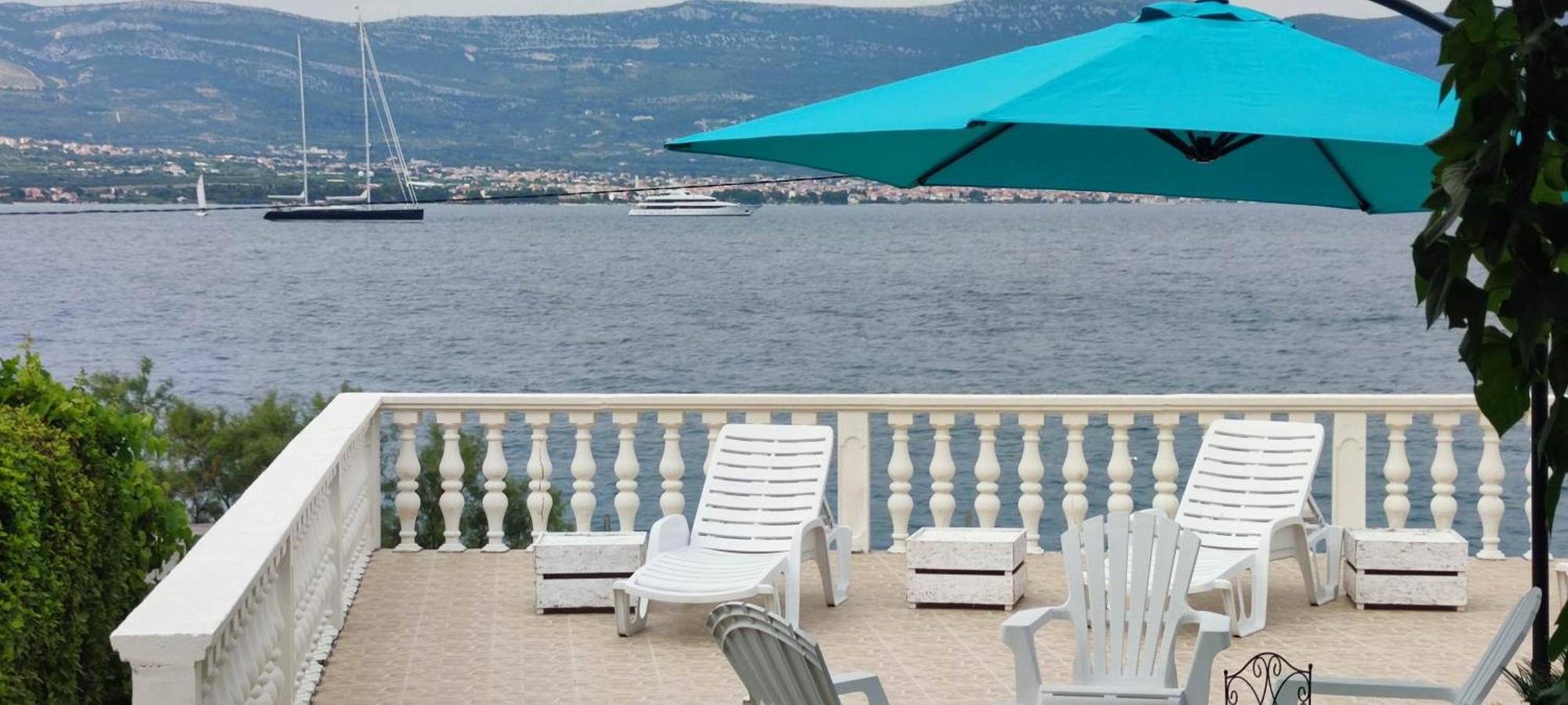Villa Fjaba - By The Sea - With The Big Terraces & Great Sea View Trogir Exterior photo