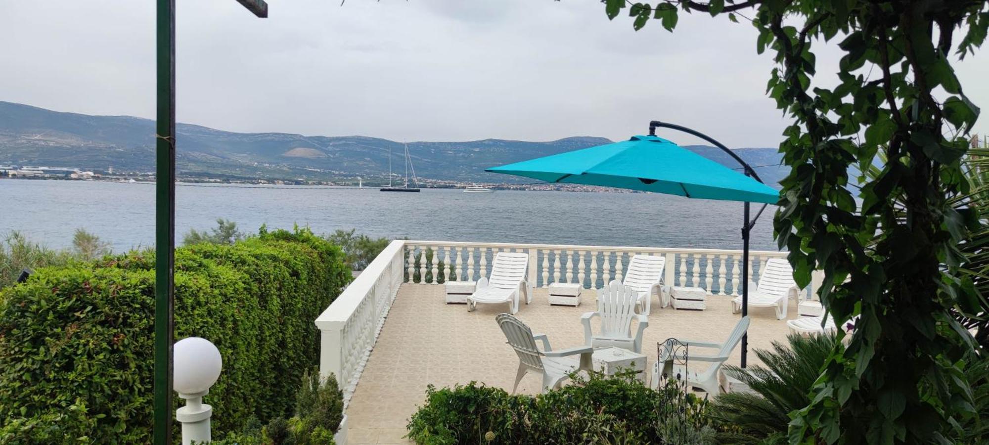 Villa Fjaba - By The Sea - With The Big Terraces & Great Sea View Trogir Exterior photo