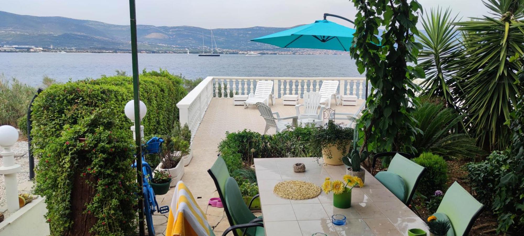 Villa Fjaba - By The Sea - With The Big Terraces & Great Sea View Trogir Exterior photo